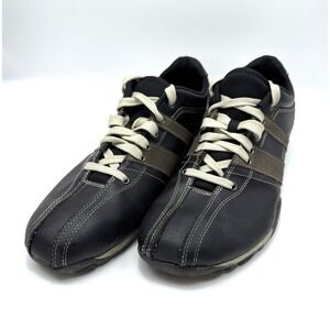 State Street Oxfords Black & Tan Men's Skid resistant Fashion Shoes Size 12